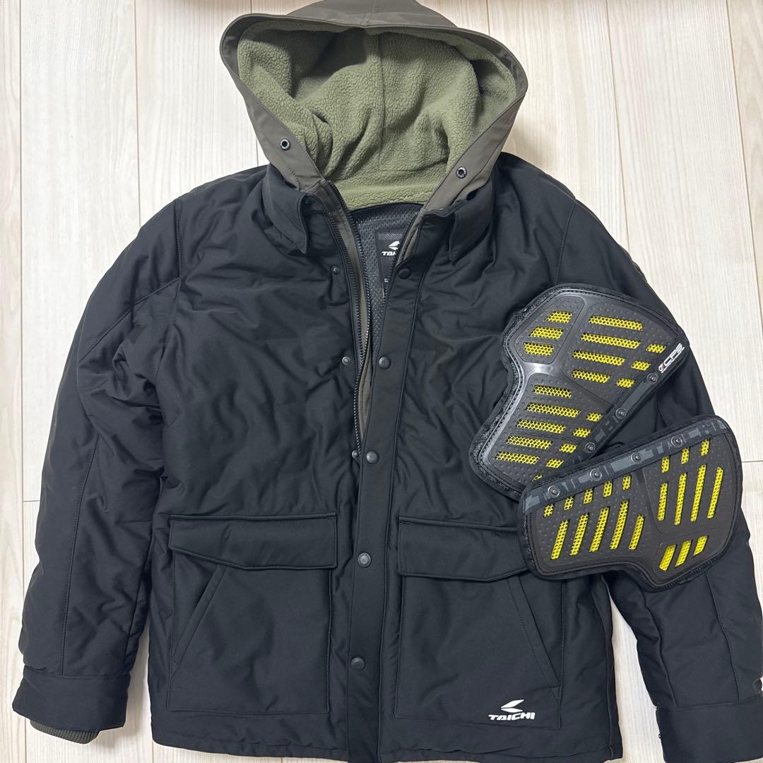 RS TAICHI RSJ727 オクタン ウインターフーディ BLACK