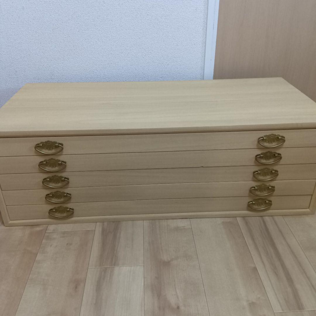 創彩　桐　無垢　５段総桐無垢箪笥　和箪笥　着物箪笥　箪笥　たんす