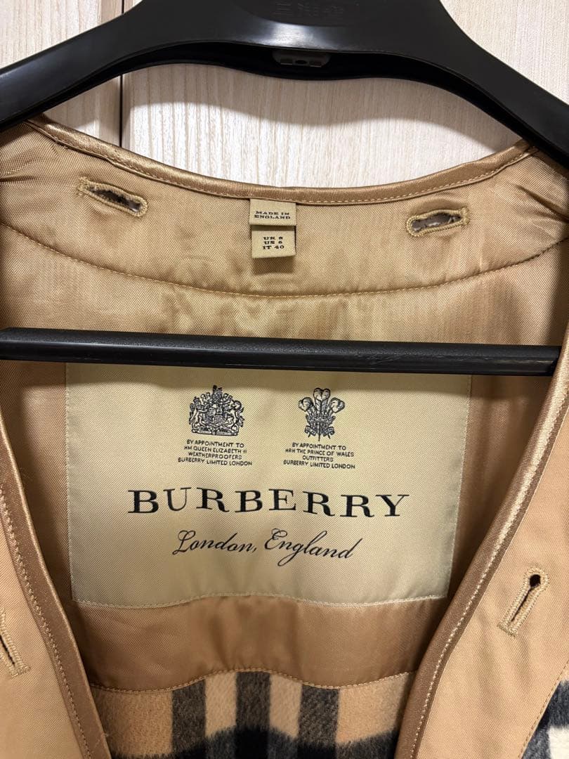【hideBURBERRY LONDON SANDRINGHAMライナー付