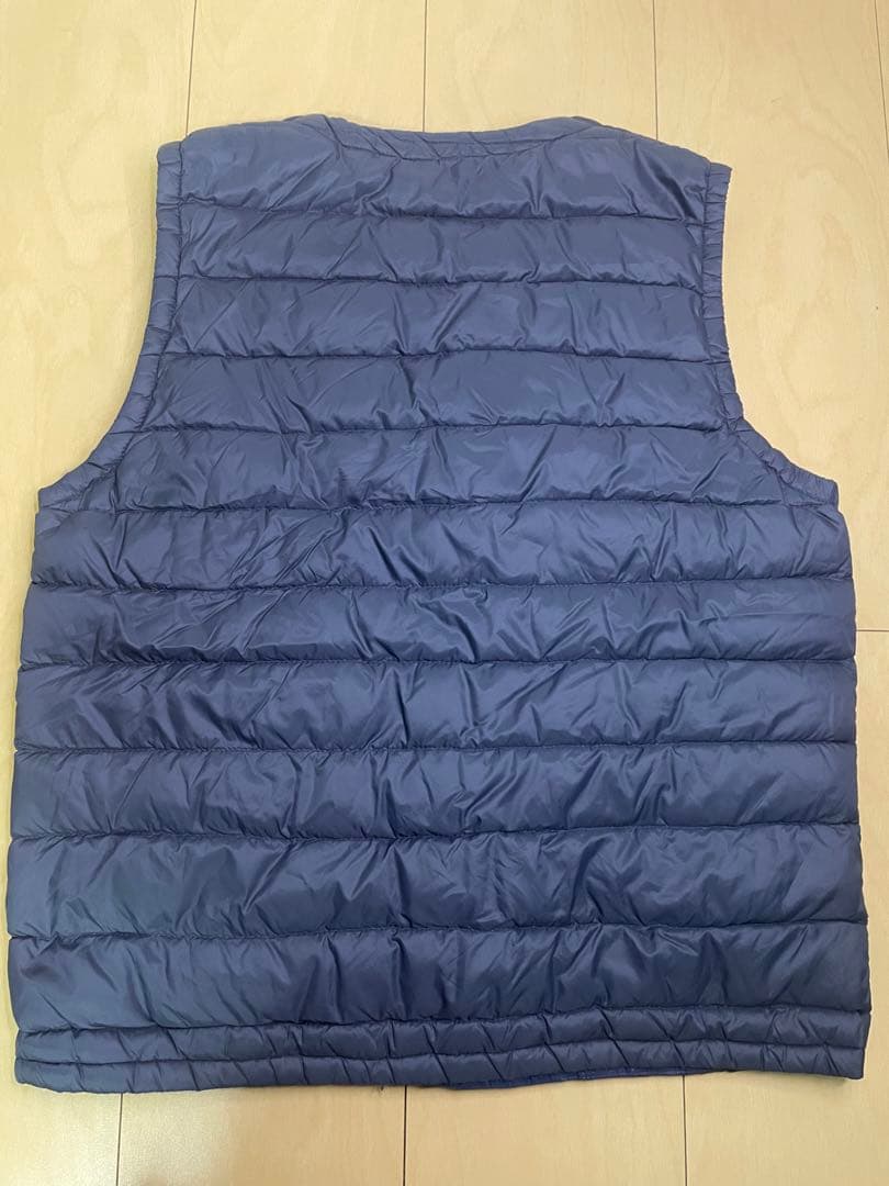 美品✨DANTON(ダントン)インナーダウンベスト 36 紺ネイビー