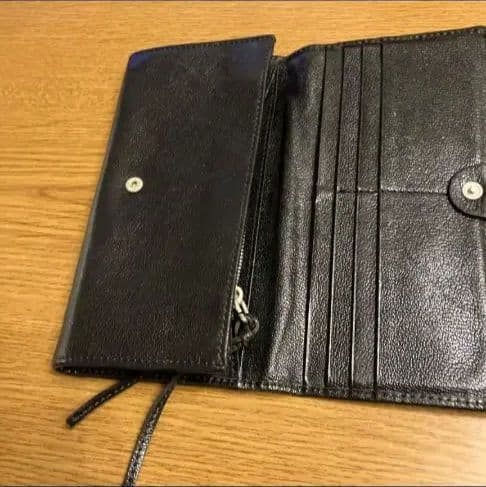 Chloé ブラックレザー 長財布