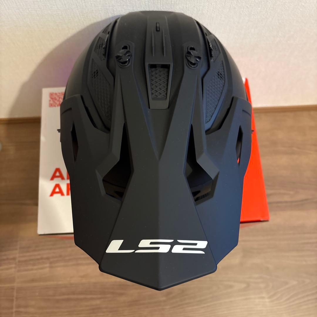 LS2 フルフェイスヘルメット MX708FASTⅡマットブラックMサイズ