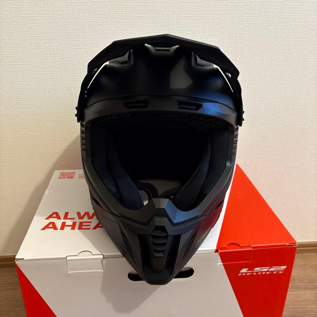 LS2 フルフェイスヘルメット MX708FASTⅡマットブラックMサイズ