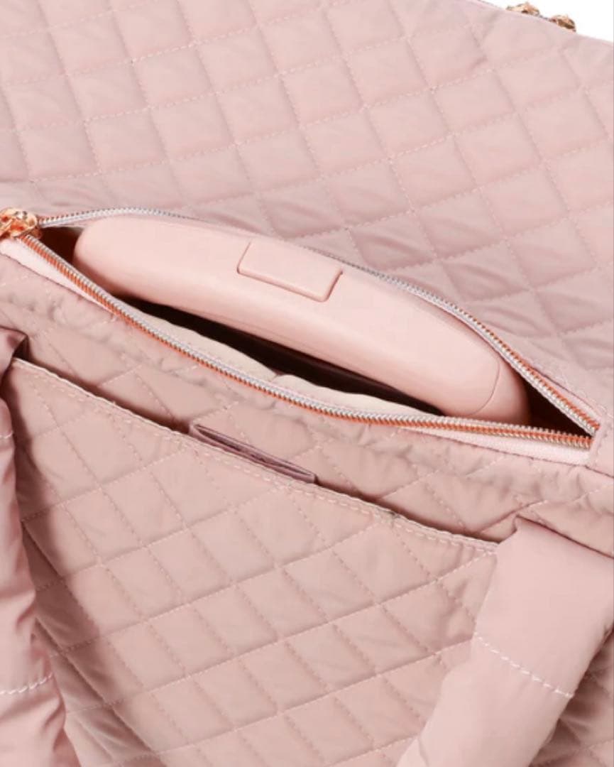 送料無料 Francfranc キルティング ソフトキャリーバッグ ピンク