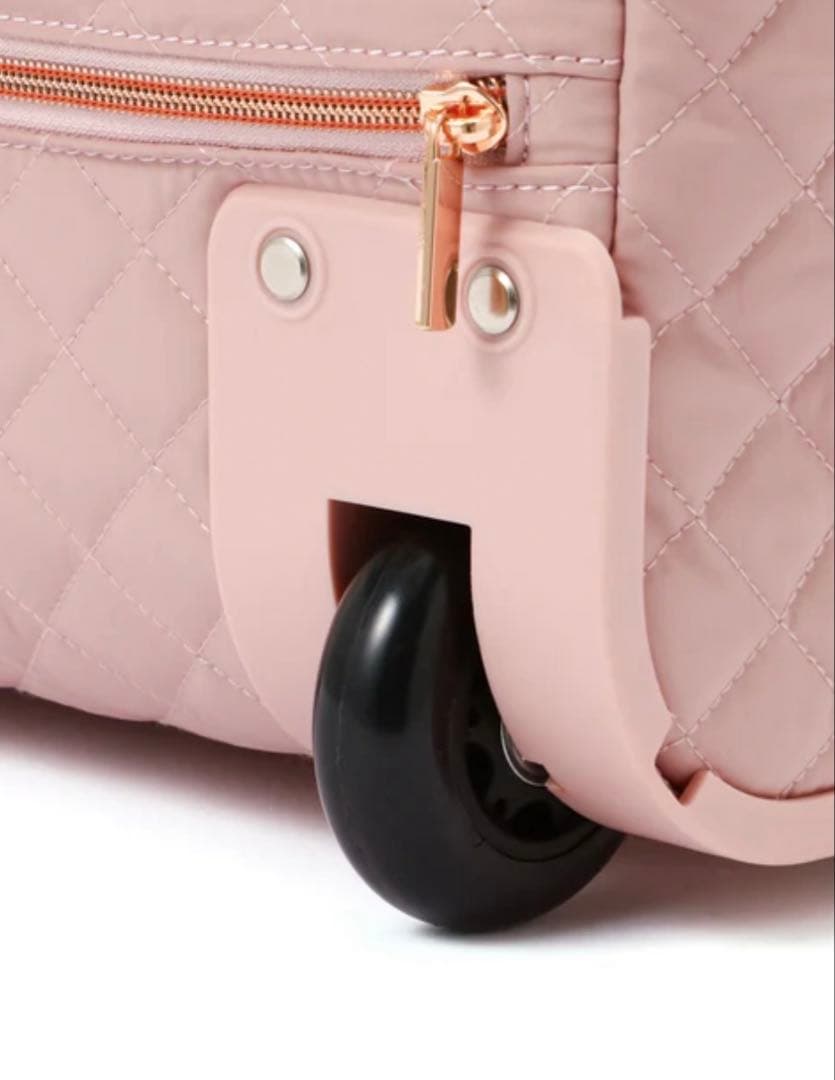 送料無料 Francfranc キルティング ソフトキャリーバッグ ピンク