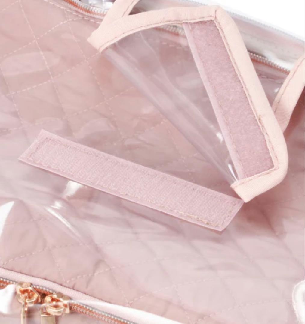 送料無料 Francfranc キルティング ソフトキャリーバッグ ピンク