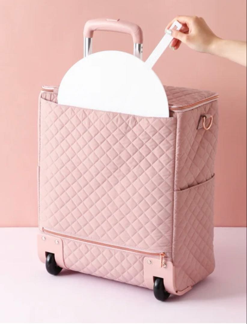 送料無料 Francfranc キルティング ソフトキャリーバッグ ピンク