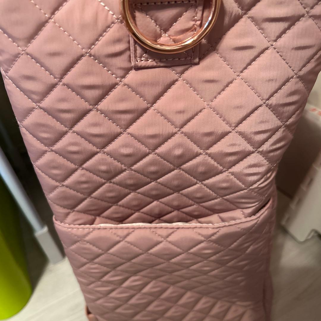 送料無料 Francfranc キルティング ソフトキャリーバッグ ピンク