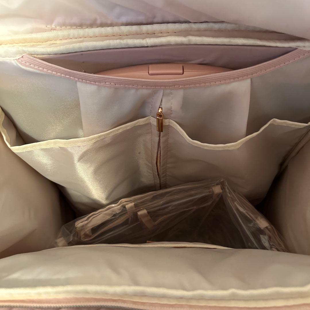 送料無料 Francfranc キルティング ソフトキャリーバッグ ピンク