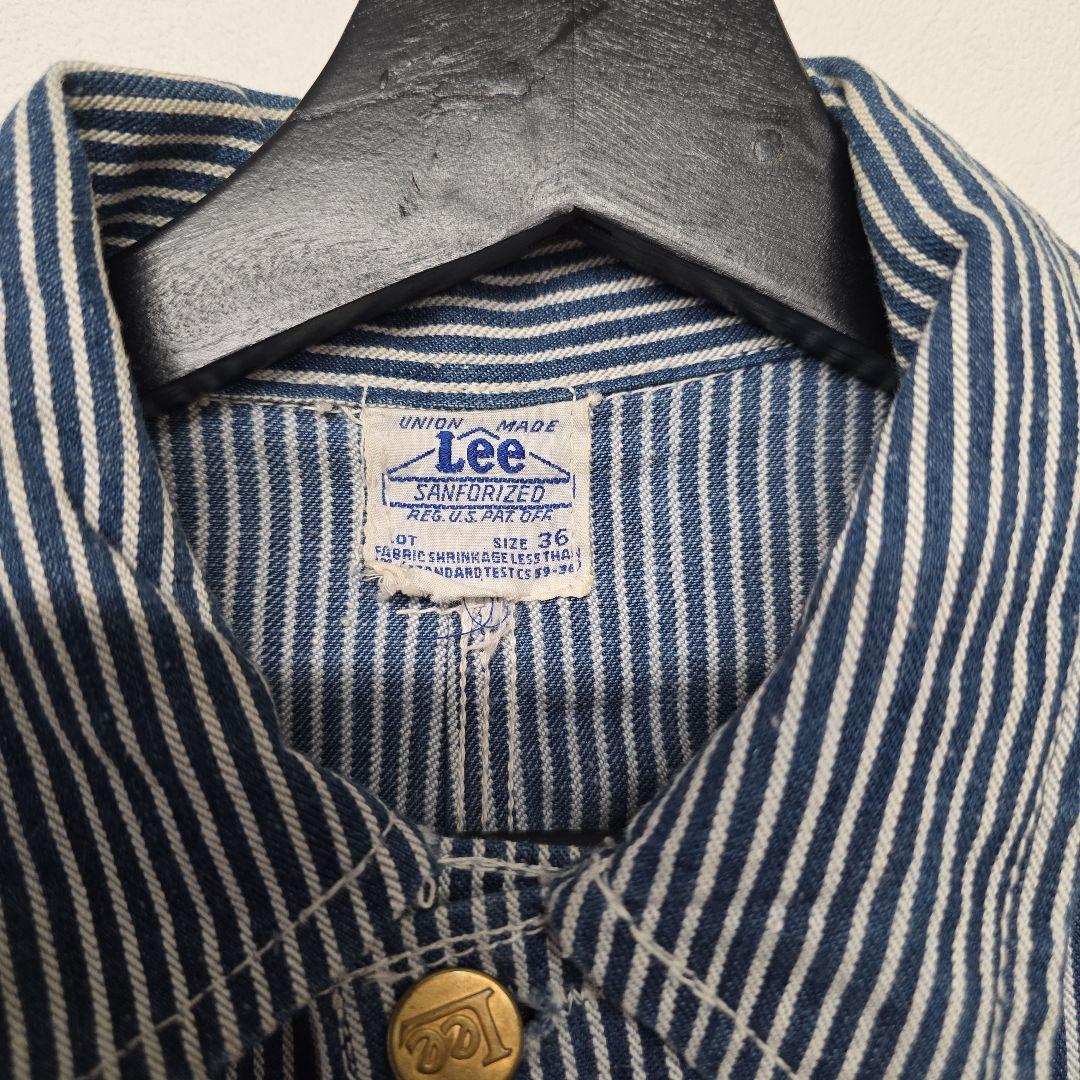 1946年 40s ハウスタグLee 98-Jヒッコリーストライプカバーオール