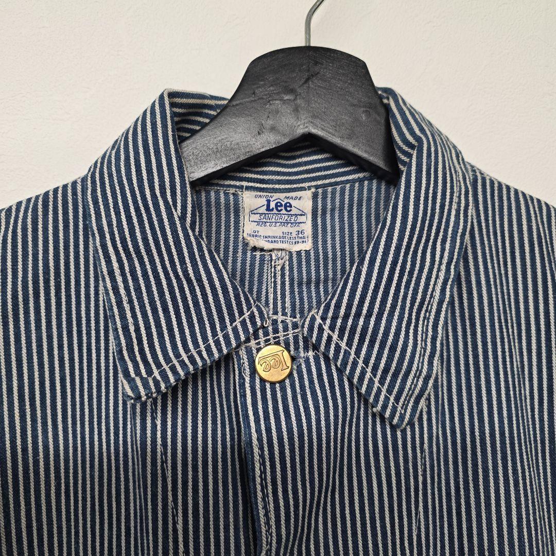 1946年 40s ハウスタグLee 98-Jヒッコリーストライプカバーオール