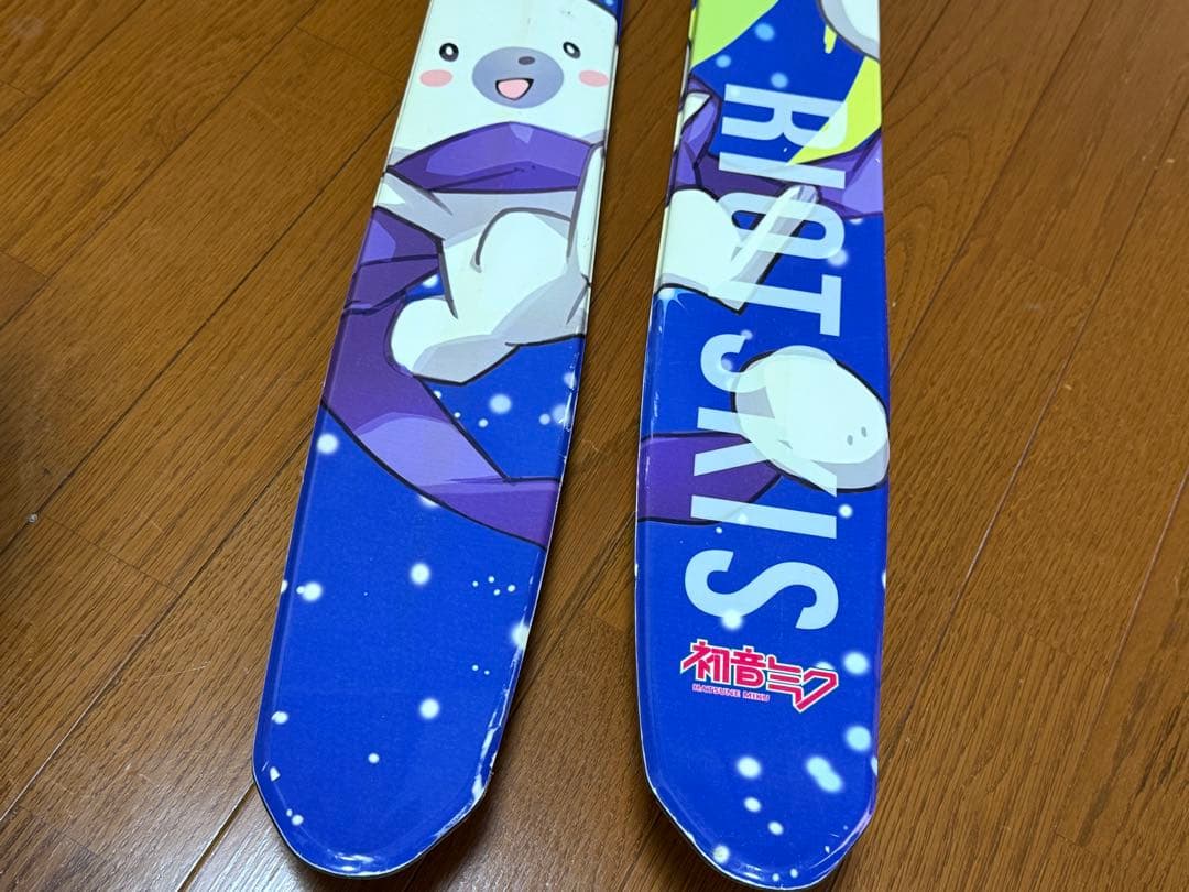 RIOT SKIS 雪ミク　初音ミク　スキー板Re Birth