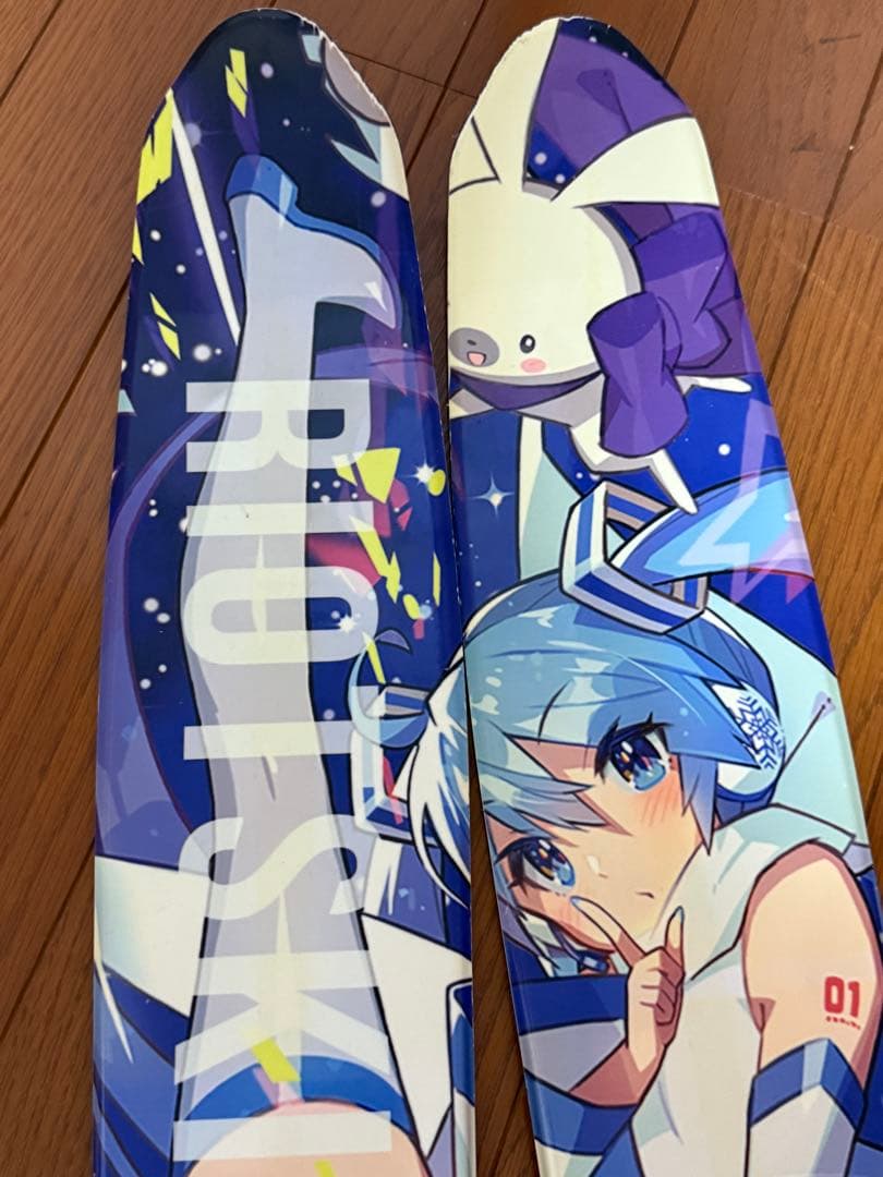 RIOT SKIS 雪ミク　初音ミク　スキー板Re Birth