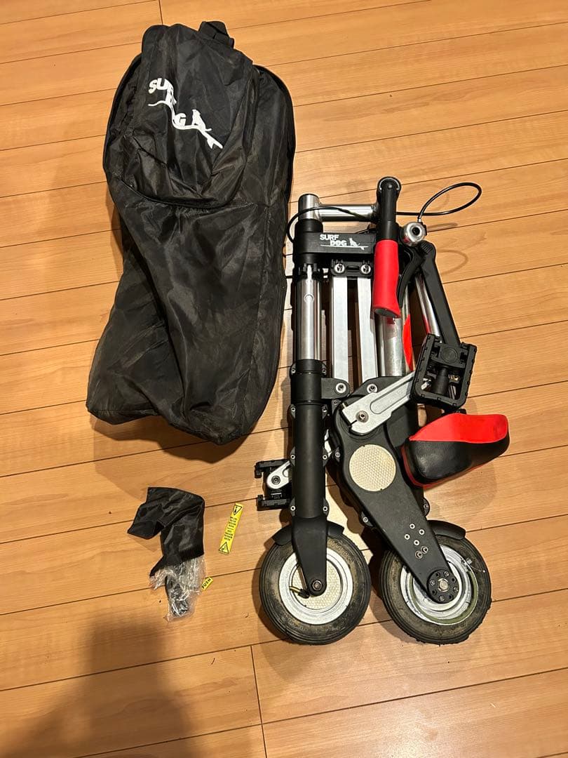 超小型　折りたたみ式自転車 アルミフレーム　見たことない自転車