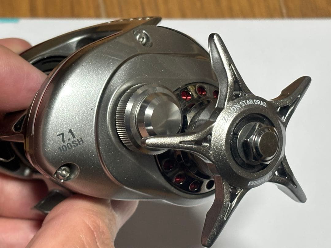 TDジリオンスプール無しハンドル無し軽量化カスタム中古品