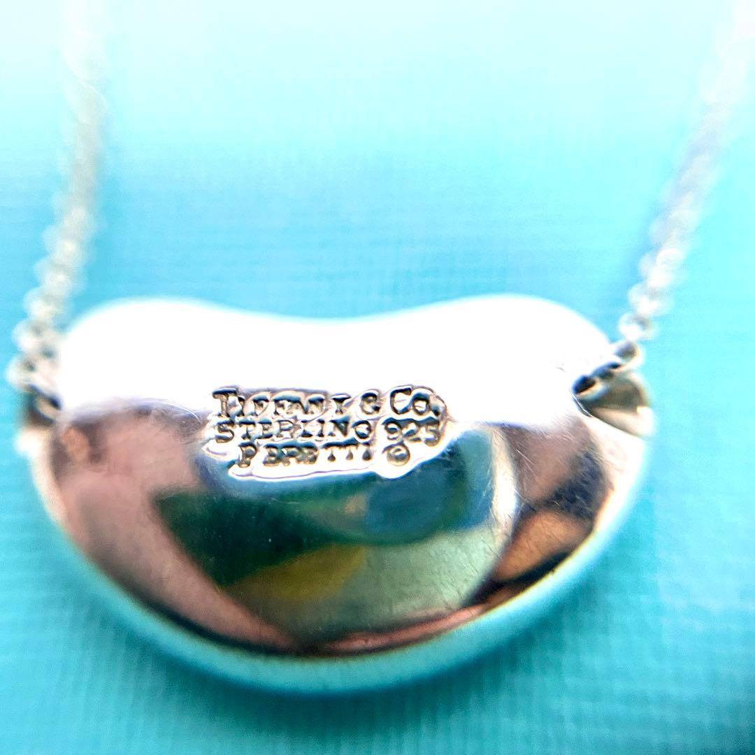 ティファニー ビーンネックレス ラージサイズ トップ シルバー 925 2.0