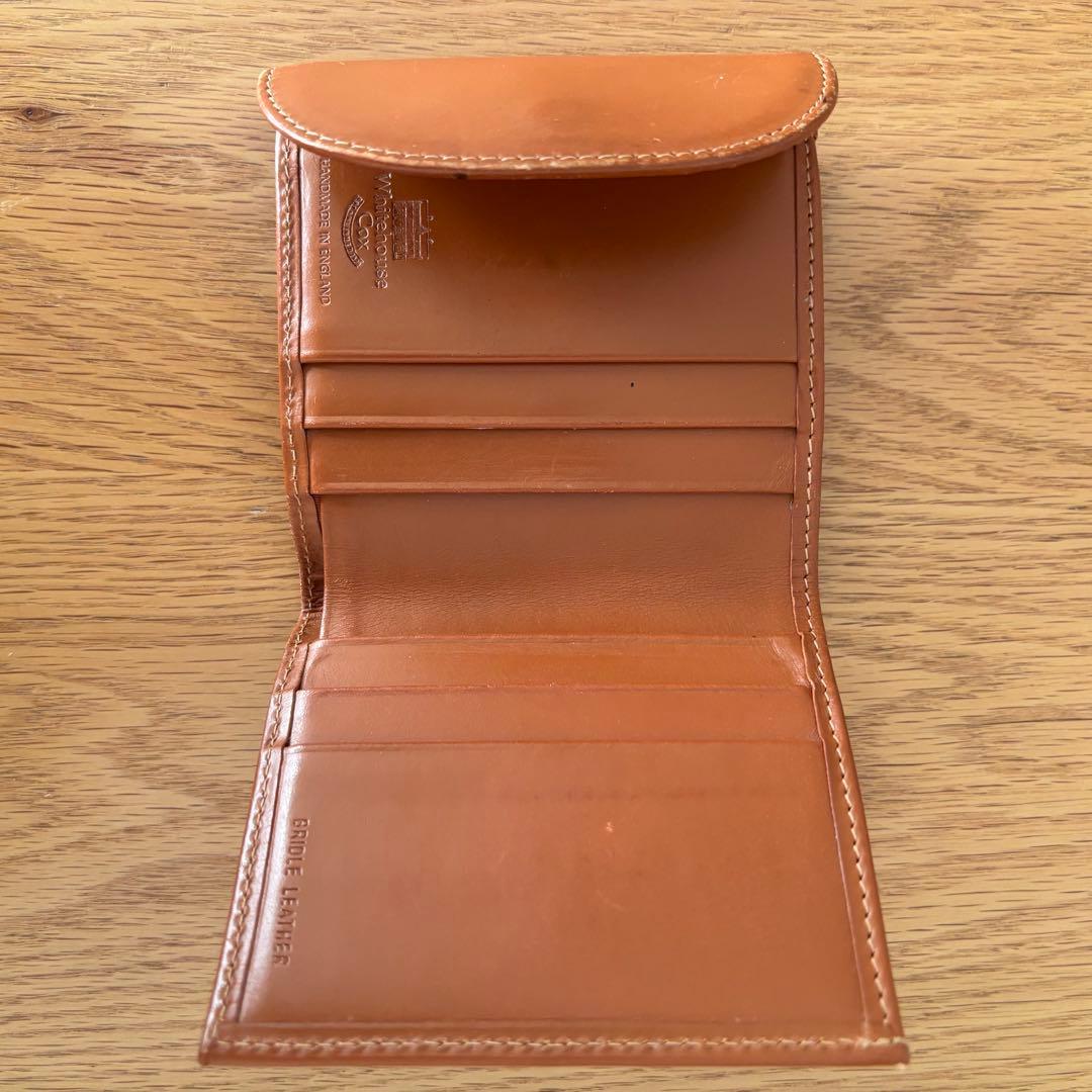 Whitehouse Cox 三つ折り財布 ブラウン 希少ISETAN別注箱付き