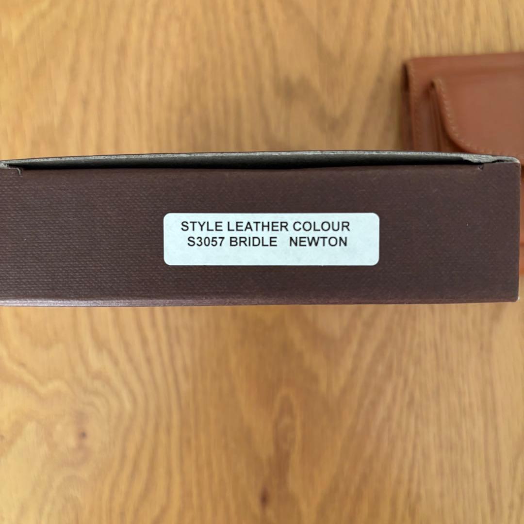 Whitehouse Cox 三つ折り財布 ブラウン 希少ISETAN別注箱付き