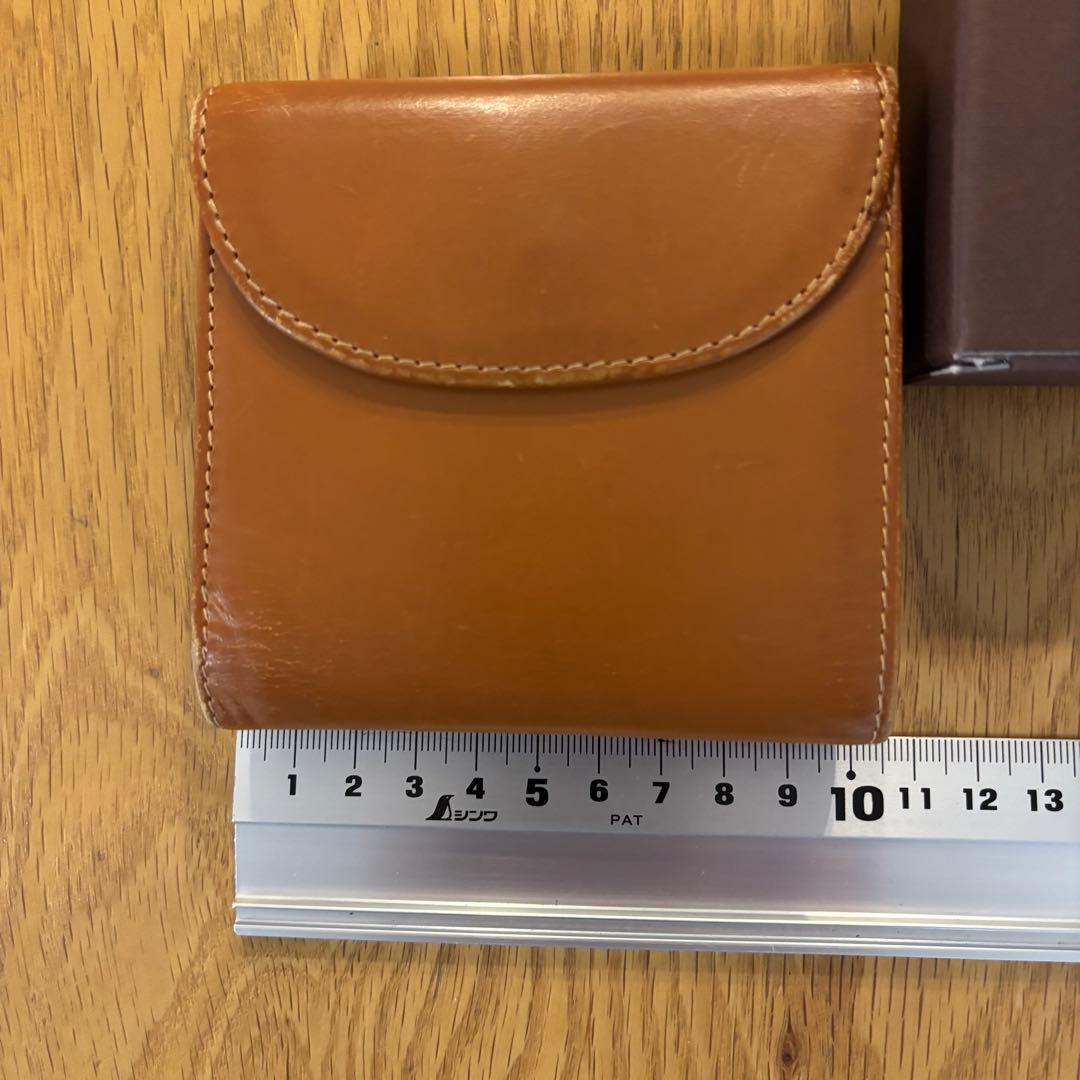 Whitehouse Cox 三つ折り財布 ブラウン 希少ISETAN別注箱付き