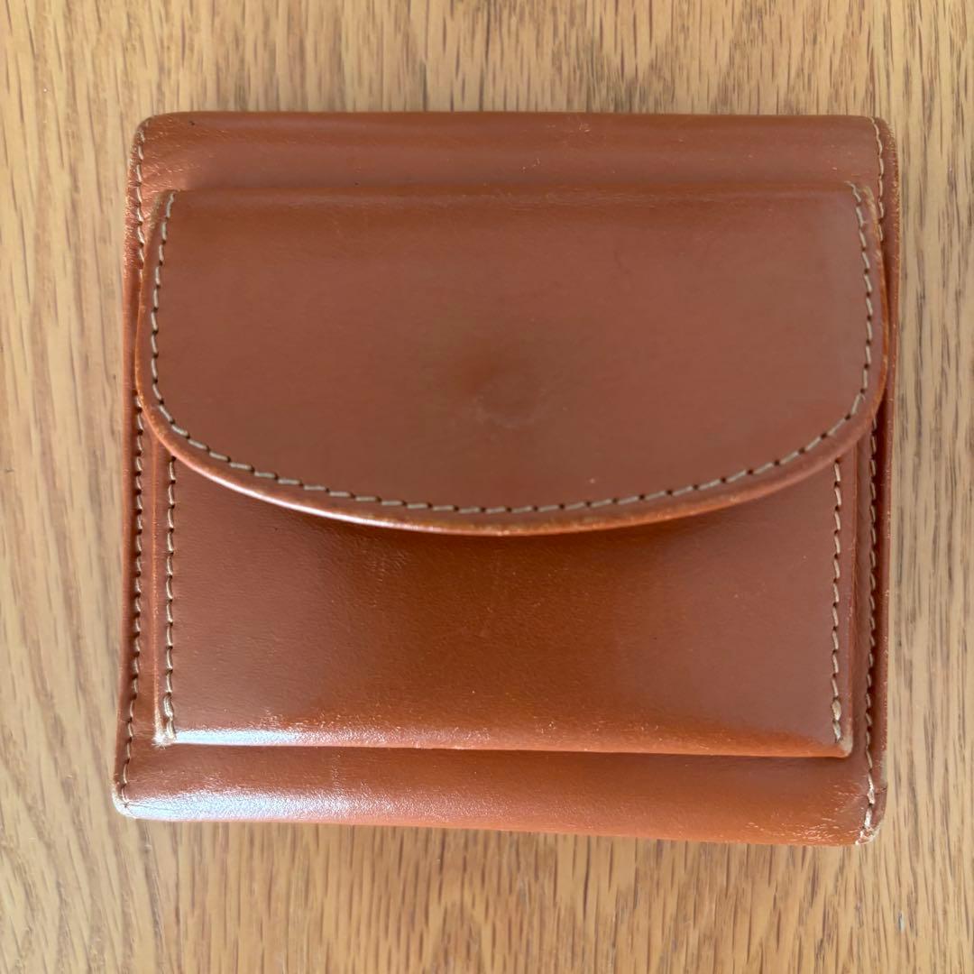 Whitehouse Cox 三つ折り財布 ブラウン 希少ISETAN別注箱付き