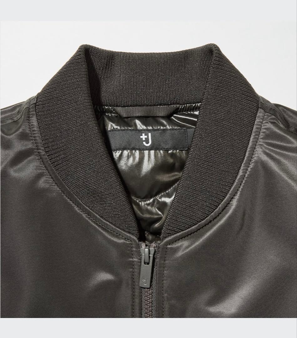 【極美品】UNIQLO +Jハイブリッドダウンオーバーサイズ　黒