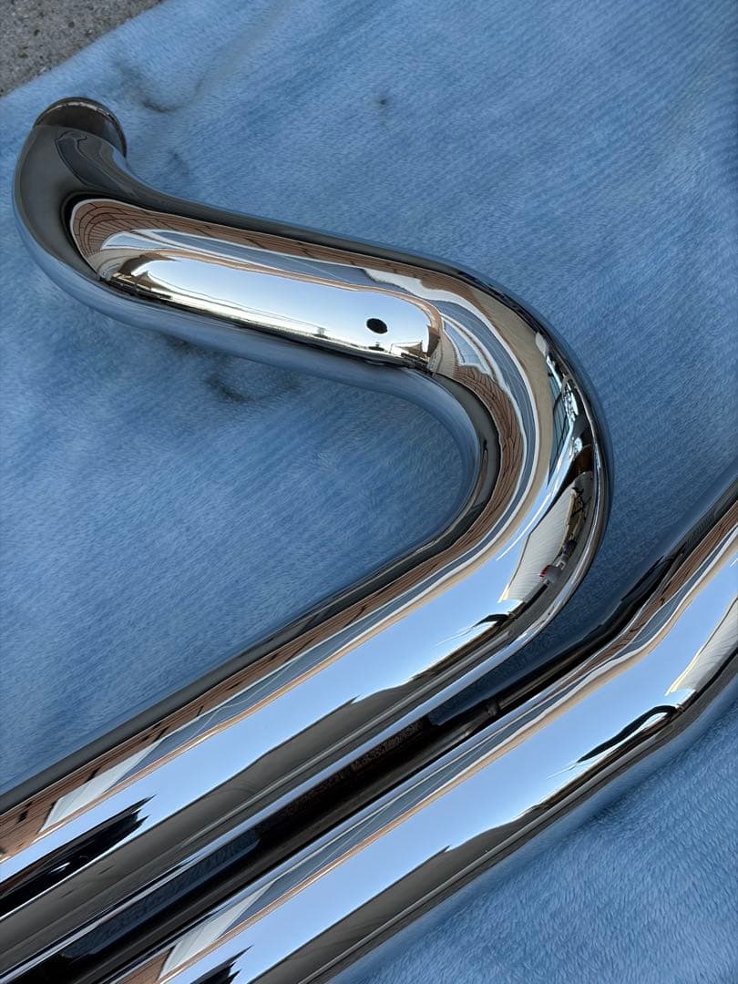 COBRA スピードスター909 フルエキ マフラー　ハーレー 鼓動バッフル付き