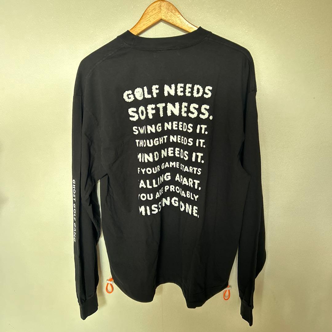 GHOST GOLF GANG ブラック長袖カットソー XL