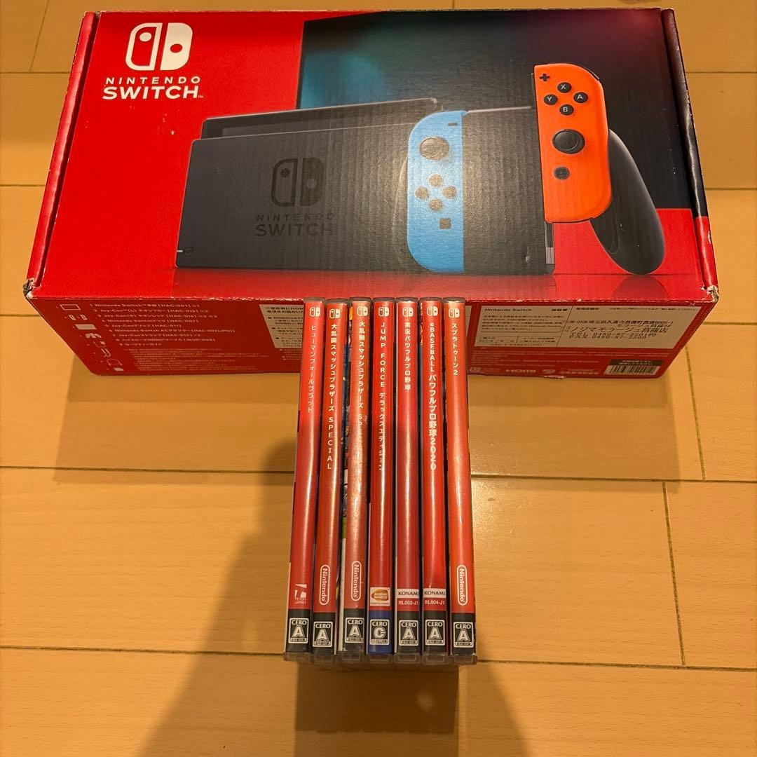 【限定セット】任天堂Nintendo Switch 本体 + ソフト7本セット‼️
