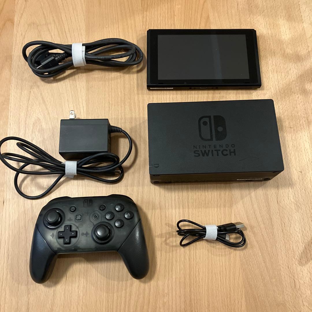 Nintendo Switch 本体・プロコントローラー (一部付属品なし)
