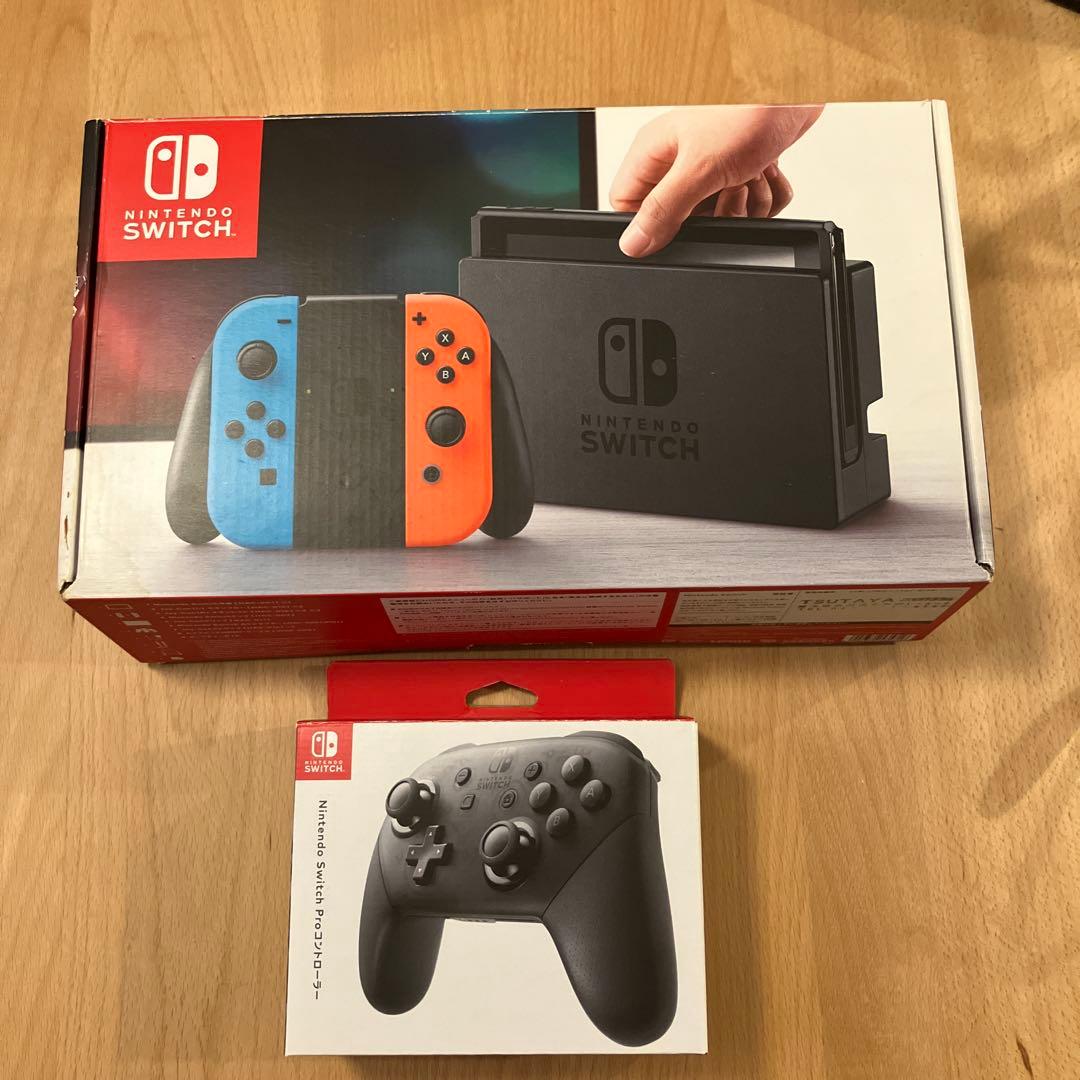 Nintendo Switch 本体・プロコントローラー (一部付属品なし)