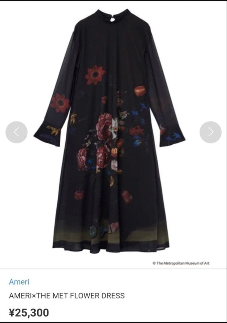 本日限定お値下げ！AMERI THE MET FLOWER DRESS