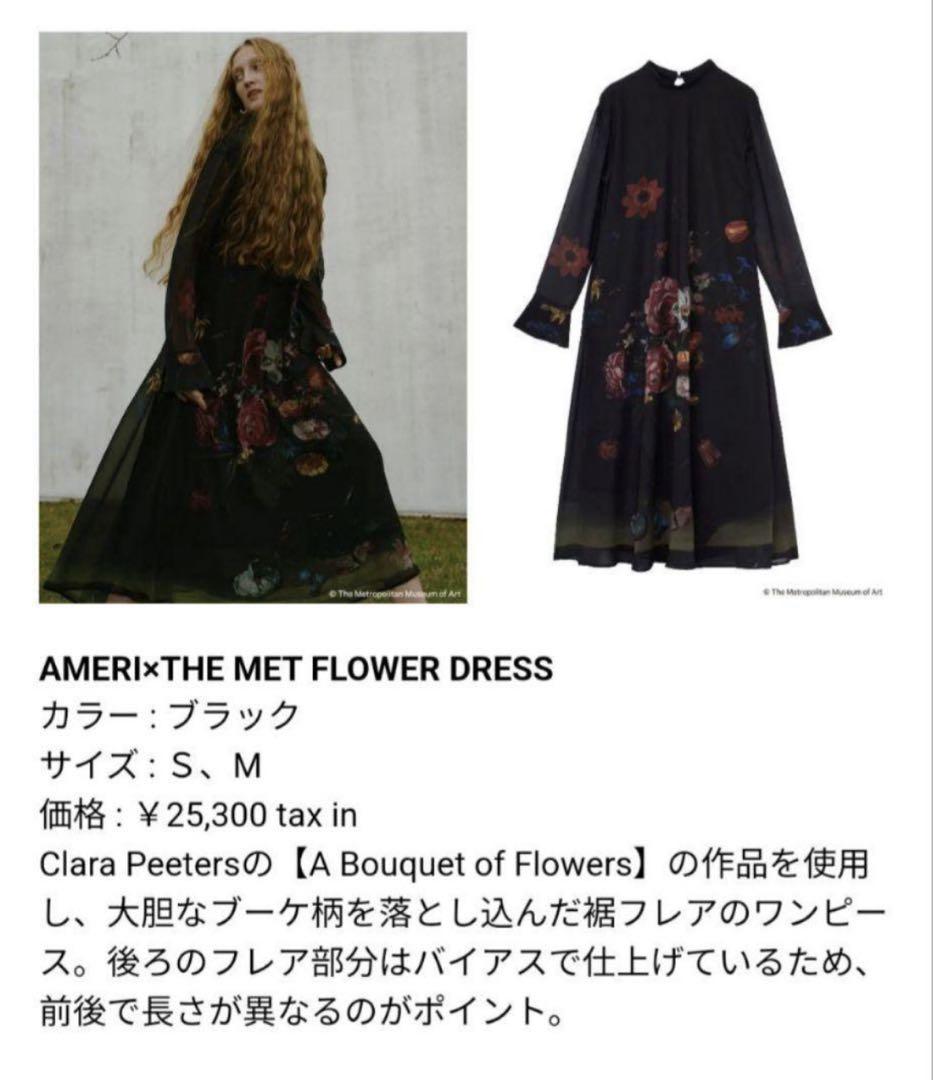 本日限定お値下げ！AMERI THE MET FLOWER DRESS
