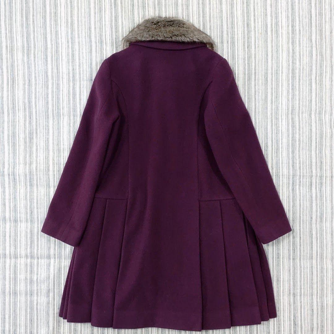 ★新品★タルティーヌエショコラ＊ファー付き＊ウールコート＊140cm