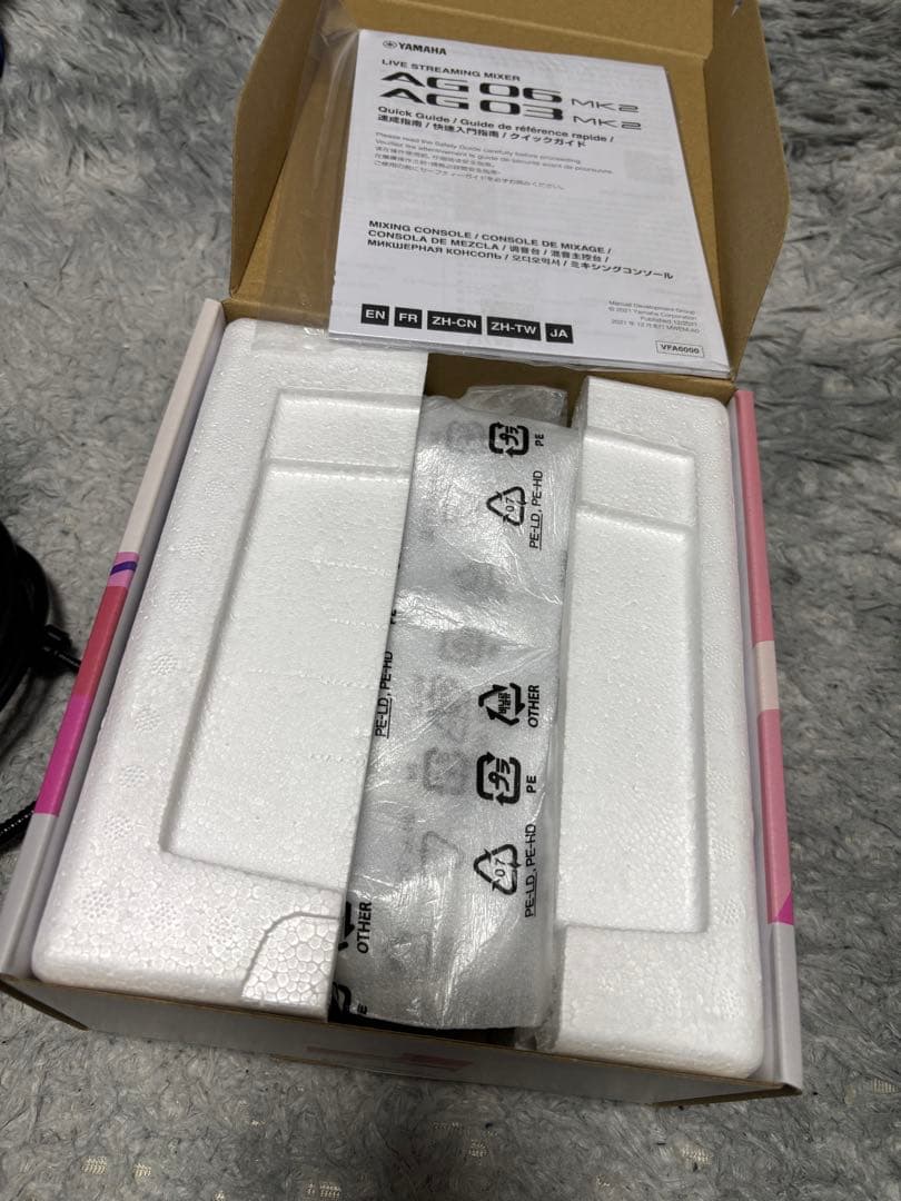 AG03 MK2+XLRケーブル3m オーディオインターフェイス