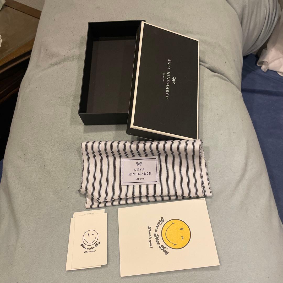 Masa3693　アニアハインドマーチ　長財布　スマイリー　ブラック