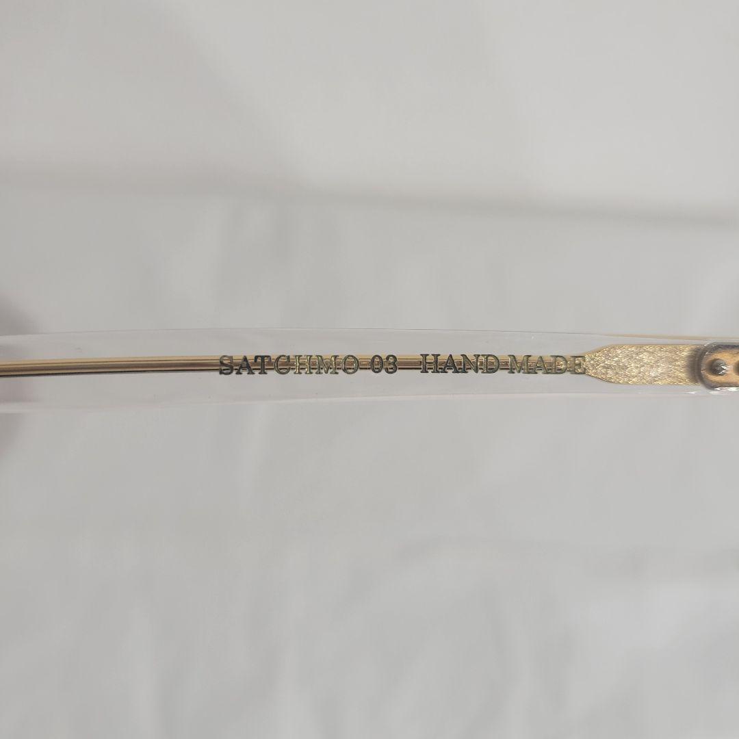 A.D.S.R. SATCHMO 03 クリア/ゴールドフレーム ブラウンレンズ