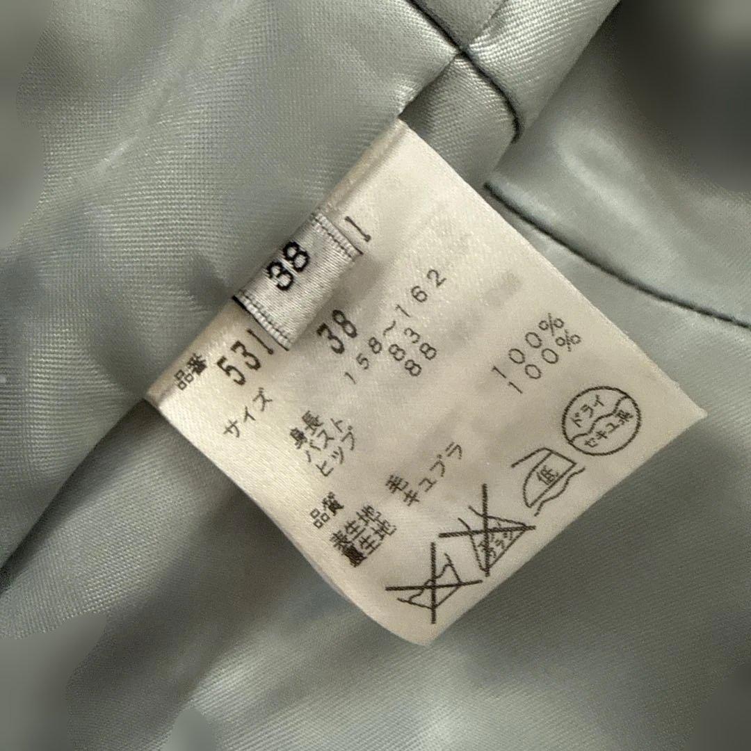 【週末値下げ中】ADORE ノーカラージャケット 38 グレー