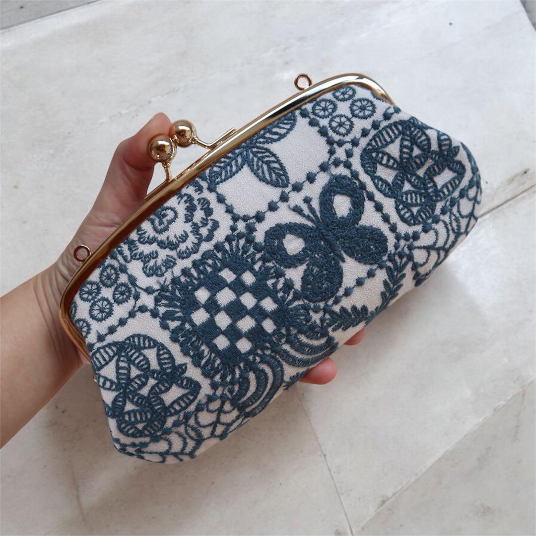 ミナペルホネン 親子がま口ショルダー