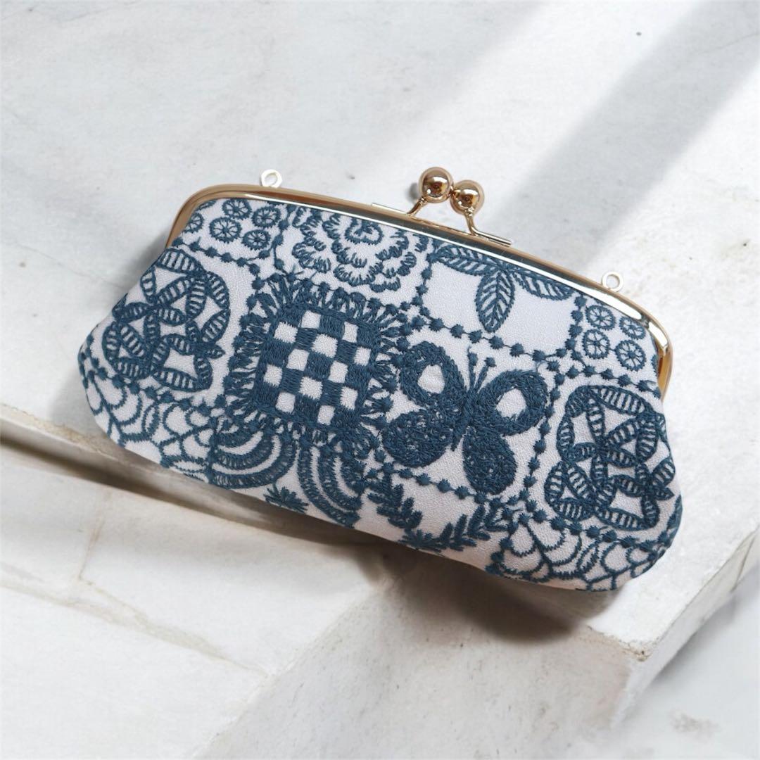 ミナペルホネン 親子がま口ショルダー