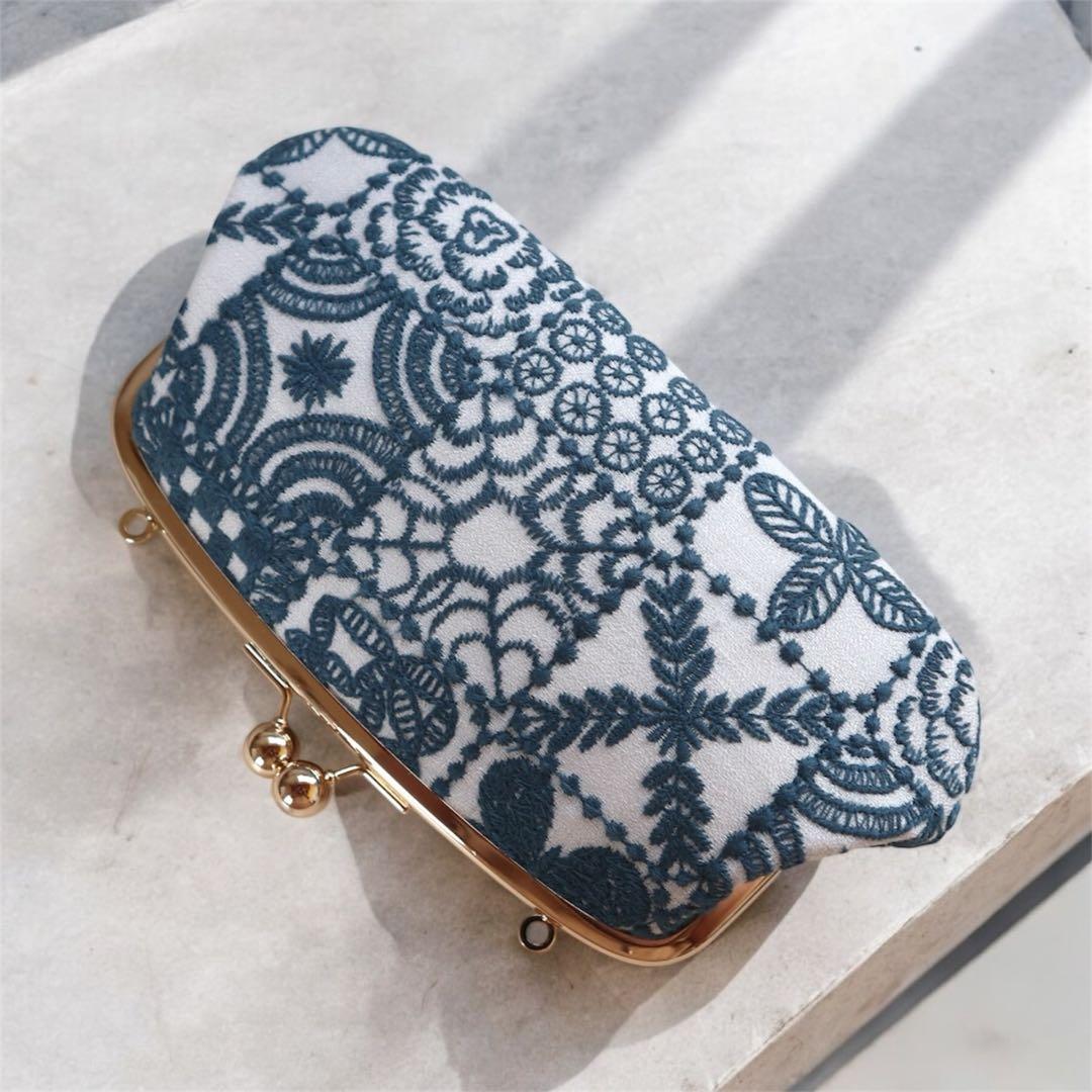 ミナペルホネン 親子がま口ショルダー