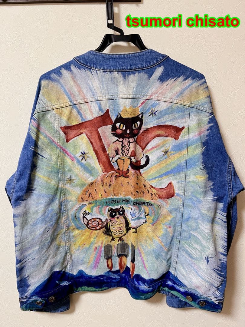 tsumori chisato 猫　デニムジャケット　受注品
