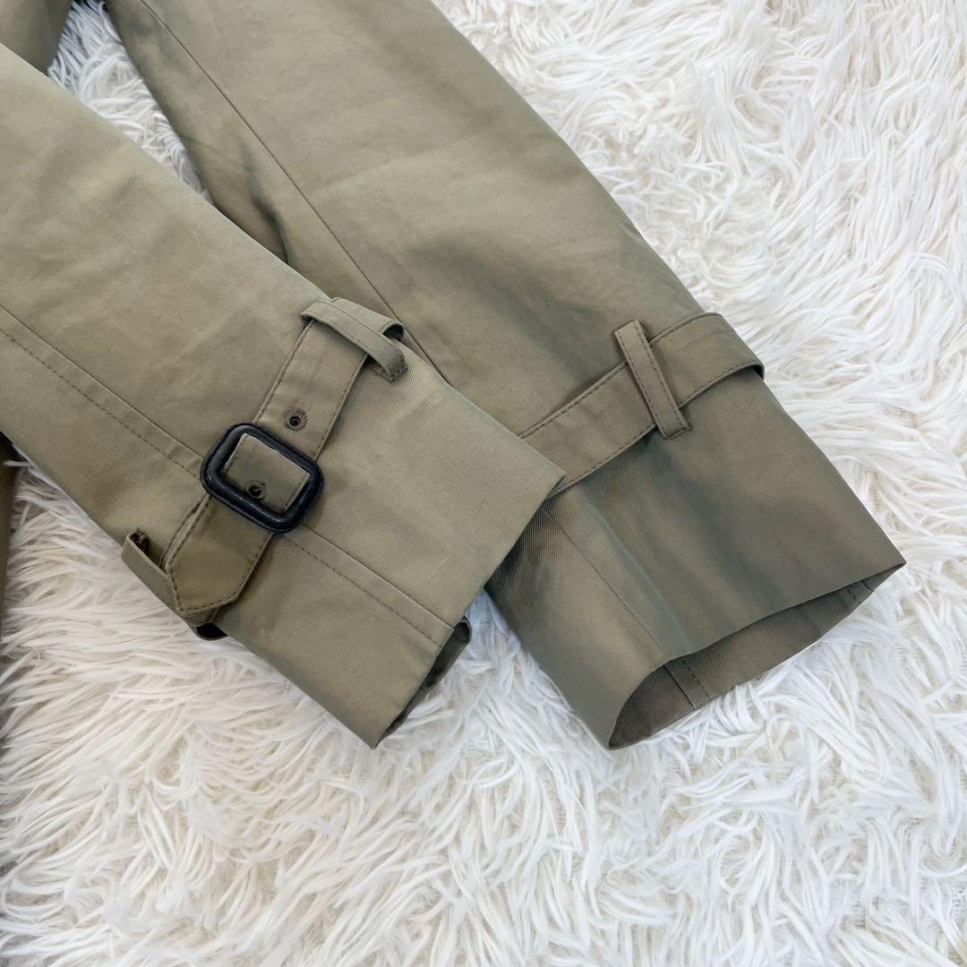 マッキントッシュ ウールライナー付きトレンチコート ロング カーキ 玉虫色 英国