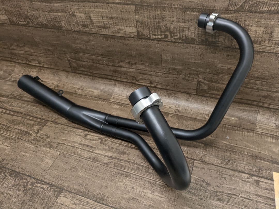 GS400ショート管マフラー黒送料込み