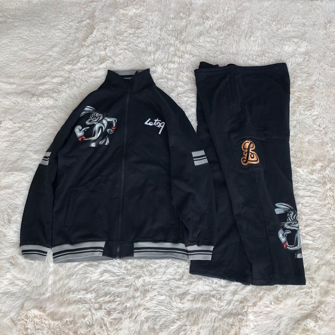 LOT29LUXE×Looney Tunesセットアップジャージ3XLブラック
