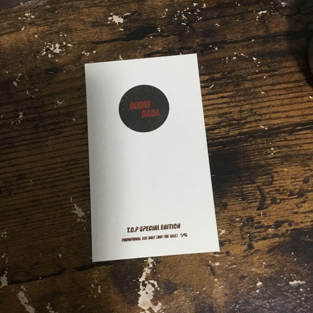 K-POP・アジア BIGBANG DOOM DADA T.O.P SPECIAL EDITION