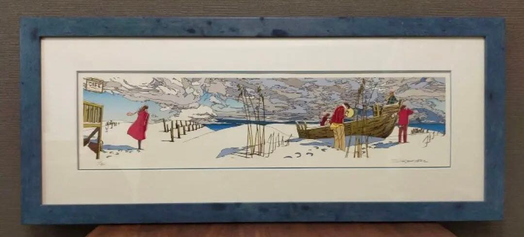 TUBE CDジャケット⭐︎コラボ作品 【わたせせいぞう絵画】遥かなる僕たちの海