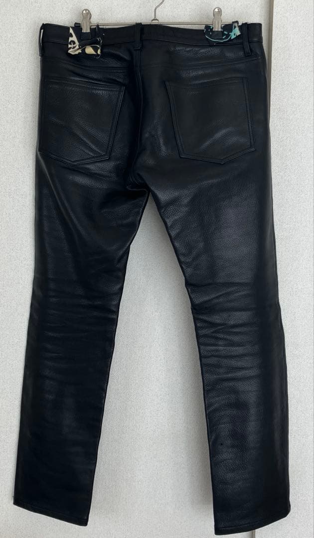 ロアーズオリジナル　5 POCKET COWLEATHER PANTS M