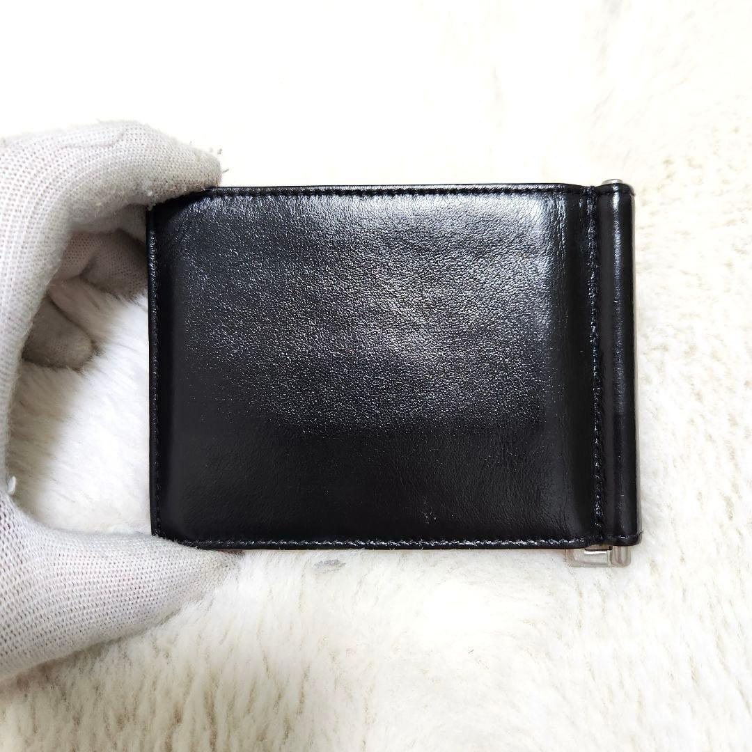 ✨極美品　付属品完備　希少✨サンローラン　マネークリップ　二つ折り　バイカラー