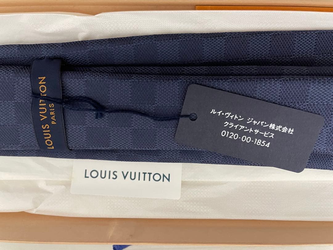 【未使用】LOUIS VUITTON クラヴァット・ダミエ クラシック