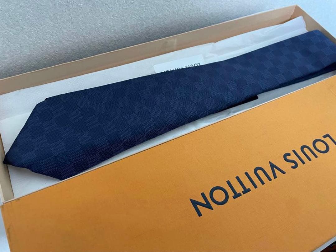 【未使用】LOUIS VUITTON クラヴァット・ダミエ クラシック